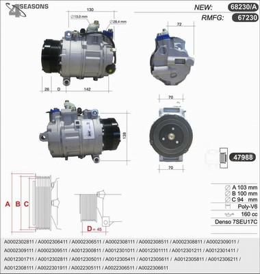 AHE 68230/A - Kompressor, Klimaanlage alexcarstop-ersatzteile.com