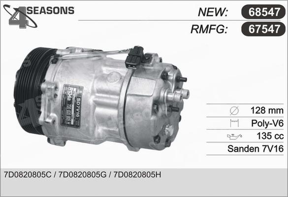 AHE 67547 - Kompressor, Klimaanlage alexcarstop-ersatzteile.com