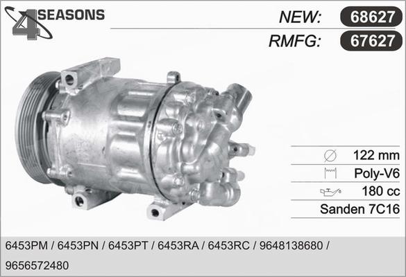 AHE 67627 - Kompressor, Klimaanlage alexcarstop-ersatzteile.com