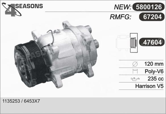 AHE 67204 - Kompressor, Klimaanlage alexcarstop-ersatzteile.com