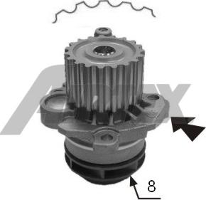 Airtex 1998 - Wasserpumpe alexcarstop-ersatzteile.com