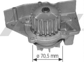 Airtex 1579 - Wasserpumpe alexcarstop-ersatzteile.com