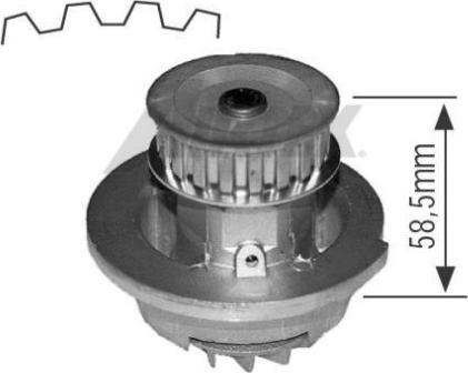 Airtex 1163 - Wasserpumpe alexcarstop-ersatzteile.com