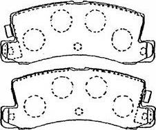 4U Autoparts 37751TY - Bremsbelagsatz, Scheibenbremse alexcarstop-ersatzteile.com