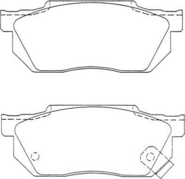 BENDIX 572238 - Bremsbelagsatz, Scheibenbremse alexcarstop-ersatzteile.com