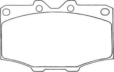 AISIN ASN-60 - Bremsbelagsatz, Scheibenbremse alexcarstop-ersatzteile.com