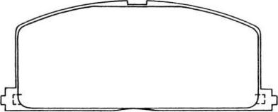 Aisin ASN-101 - Bremsbelagsatz, Scheibenbremse alexcarstop-ersatzteile.com