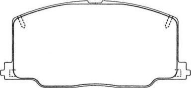 Aisin ASN-178 - Bremsbelagsatz, Scheibenbremse alexcarstop-ersatzteile.com