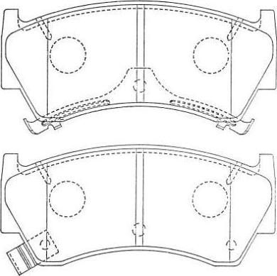 AISIN ASN-246 - Bremsbelagsatz, Scheibenbremse alexcarstop-ersatzteile.com