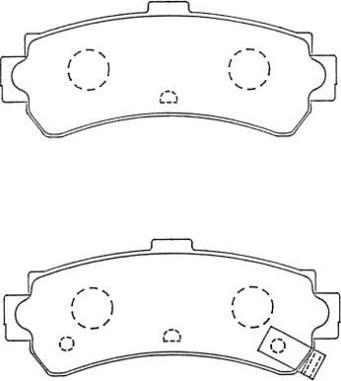 AISIN ASN-256 - Bremsbelagsatz, Scheibenbremse alexcarstop-ersatzteile.com