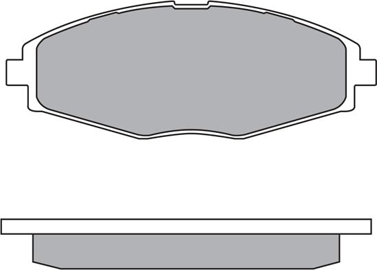 Aisin ASN-2046 - Bremsbelagsatz, Scheibenbremse alexcarstop-ersatzteile.com