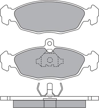 AISIN ASN-2065 - Bremsbelagsatz, Scheibenbremse alexcarstop-ersatzteile.com