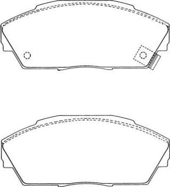 Aisin ASN-200 - Bremsbelagsatz, Scheibenbremse alexcarstop-ersatzteile.com