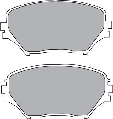 Aisin ASN-2102 - Bremsbelagsatz, Scheibenbremse alexcarstop-ersatzteile.com