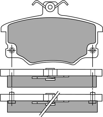 AISIN ASN-2187 - Bremsbelagsatz, Scheibenbremse alexcarstop-ersatzteile.com