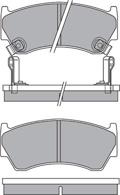 HELLA 8DB 355 033-261 - Bremsbelagsatz, Scheibenbremse alexcarstop-ersatzteile.com