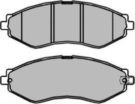 Aisin ASN-2232 - Bremsbelagsatz, Scheibenbremse alexcarstop-ersatzteile.com