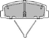 Aisin ASN-2229 - Bremsbelagsatz, Scheibenbremse alexcarstop-ersatzteile.com