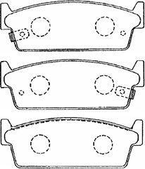 Aisin B2N045 - Bremsbelagsatz, Scheibenbremse alexcarstop-ersatzteile.com