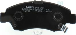 AISIN BPHO-1904 - Bremsbelagsatz, Scheibenbremse alexcarstop-ersatzteile.com