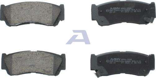 AISIN BPHY-2006 - Bremsbelagsatz, Scheibenbremse alexcarstop-ersatzteile.com