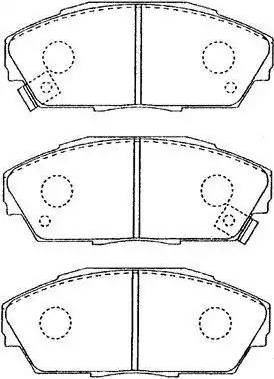 Aisin C1N013 - Bremsbelagsatz, Scheibenbremse alexcarstop-ersatzteile.com