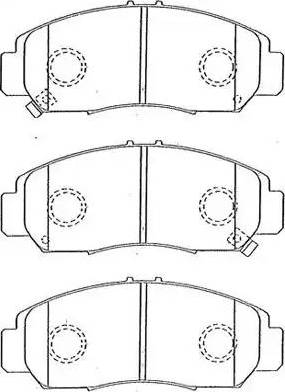 AISIN C1N030 - Bremsbelagsatz, Scheibenbremse alexcarstop-ersatzteile.com