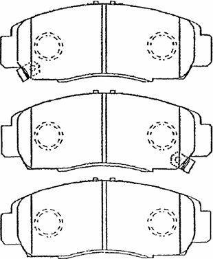 Aisin C1N026 - Bremsbelagsatz, Scheibenbremse alexcarstop-ersatzteile.com