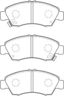 Aisin C1N020 - Bremsbelagsatz, Scheibenbremse alexcarstop-ersatzteile.com