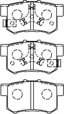 Aisin C2N061 - Bremsbelagsatz, Scheibenbremse alexcarstop-ersatzteile.com