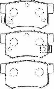 Aisin C2N015 - Bremsbelagsatz, Scheibenbremse alexcarstop-ersatzteile.com