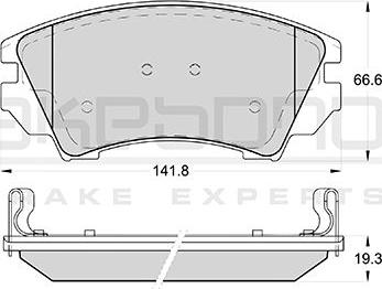 WWA 24413 - Bremsbelagsatz, Scheibenbremse alexcarstop-ersatzteile.com