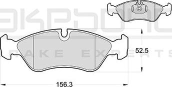 Akebono AN-4763K - Bremsbelagsatz, Scheibenbremse alexcarstop-ersatzteile.com