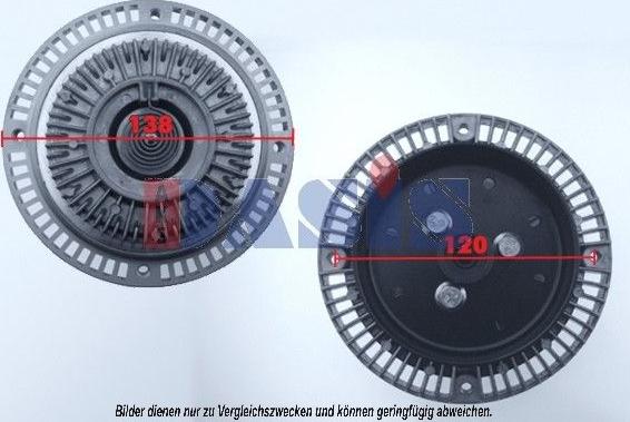 AKS Dasis 488080N - Kupplung, Kühlerlüfter alexcarstop-ersatzteile.com