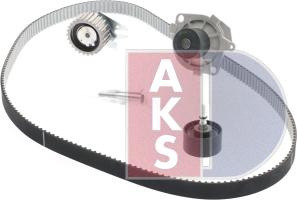 AKS Dasis 570344N - Wasserpumpe + Zahnriemensatz alexcarstop-ersatzteile.com