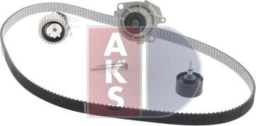 AKS Dasis 570344N - Wasserpumpe + Zahnriemensatz alexcarstop-ersatzteile.com