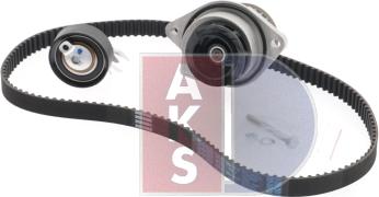 AKS Dasis 570299N - Wasserpumpe + Zahnriemensatz alexcarstop-ersatzteile.com