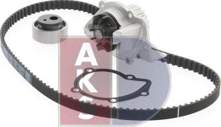 AKS Dasis 570281N - Wasserpumpe + Zahnriemensatz alexcarstop-ersatzteile.com