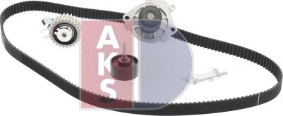 AKS Dasis 570283N - Wasserpumpe + Zahnriemensatz alexcarstop-ersatzteile.com