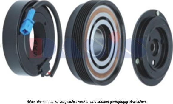 AKS Dasis 855004N - Magnetkupplung, Klimakompressor alexcarstop-ersatzteile.com