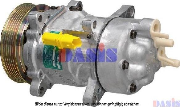 AKS Dasis 850417N - Kompressor, Klimaanlage alexcarstop-ersatzteile.com