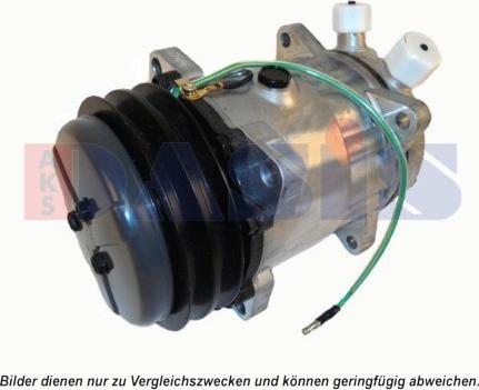 AKS Dasis 850257N - Kompressor, Klimaanlage alexcarstop-ersatzteile.com