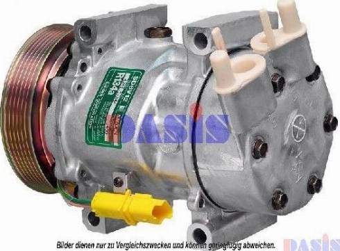 AKS Dasis 850237N - Kompressor, Klimaanlage alexcarstop-ersatzteile.com