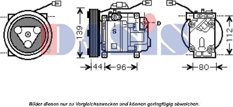 AKS Dasis 851668N - Kompressor, Klimaanlage alexcarstop-ersatzteile.com