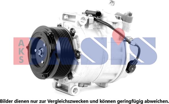 AKS Dasis 851853N - Kompressor, Klimaanlage alexcarstop-ersatzteile.com