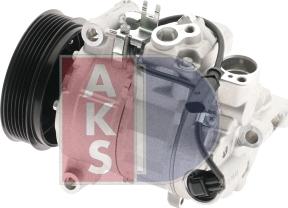 AKS Dasis 853007N - Kompressor, Klimaanlage alexcarstop-ersatzteile.com