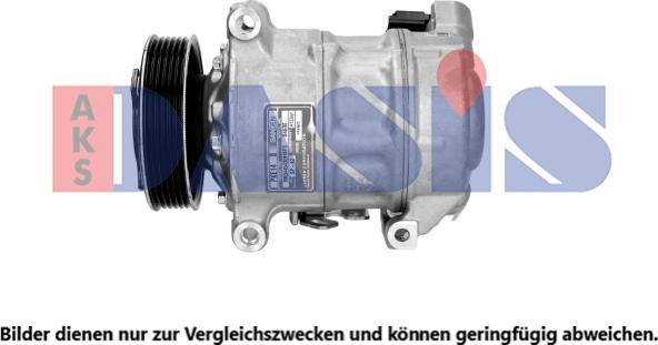 AKS Dasis 853118N - Kompressor, Klimaanlage alexcarstop-ersatzteile.com