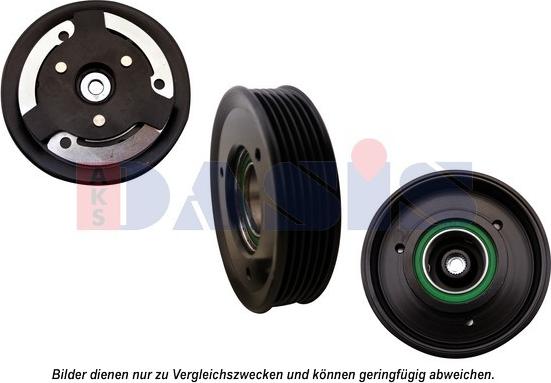 AKS Dasis 852474N - Magnetkupplung, Klimakompressor alexcarstop-ersatzteile.com