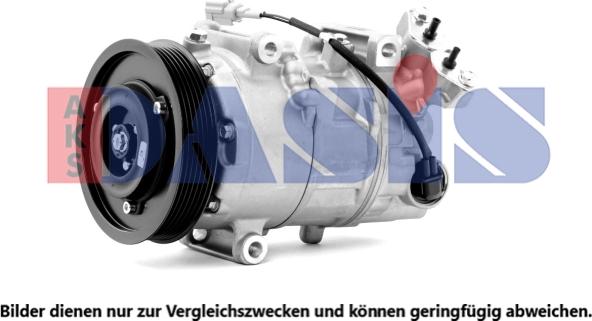 AKS Dasis 852609N - Kompressor, Klimaanlage alexcarstop-ersatzteile.com