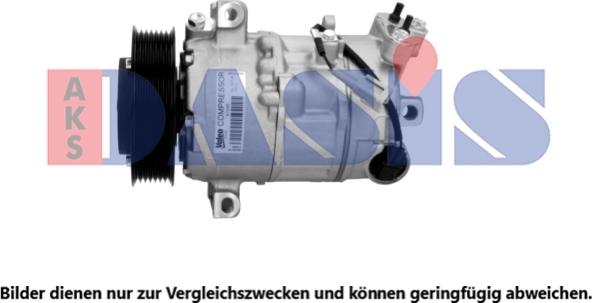 AKS Dasis 852611N - Kompressor, Klimaanlage alexcarstop-ersatzteile.com